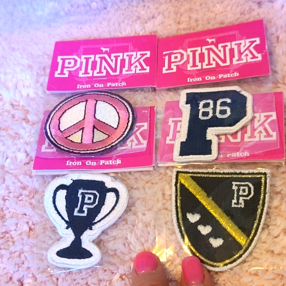 Vintage VS PINK Iron On Patches